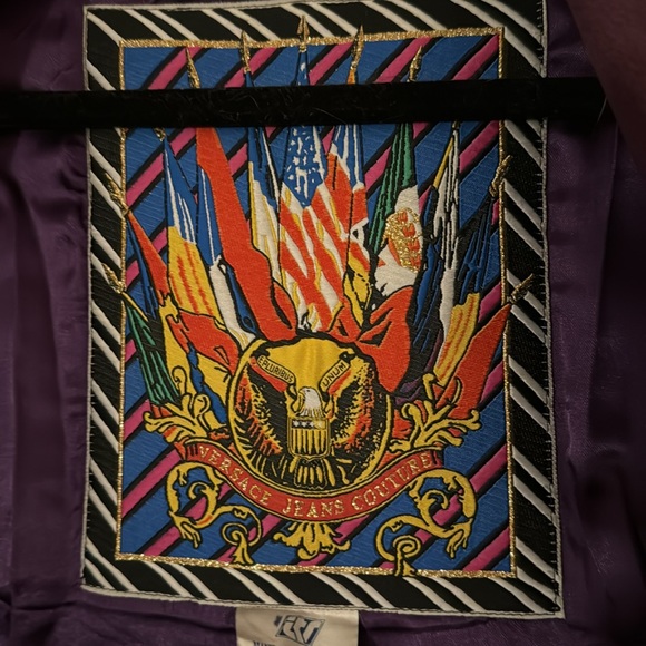 Versace Couture Oversized Purple Blazer - Picture 7 of 7